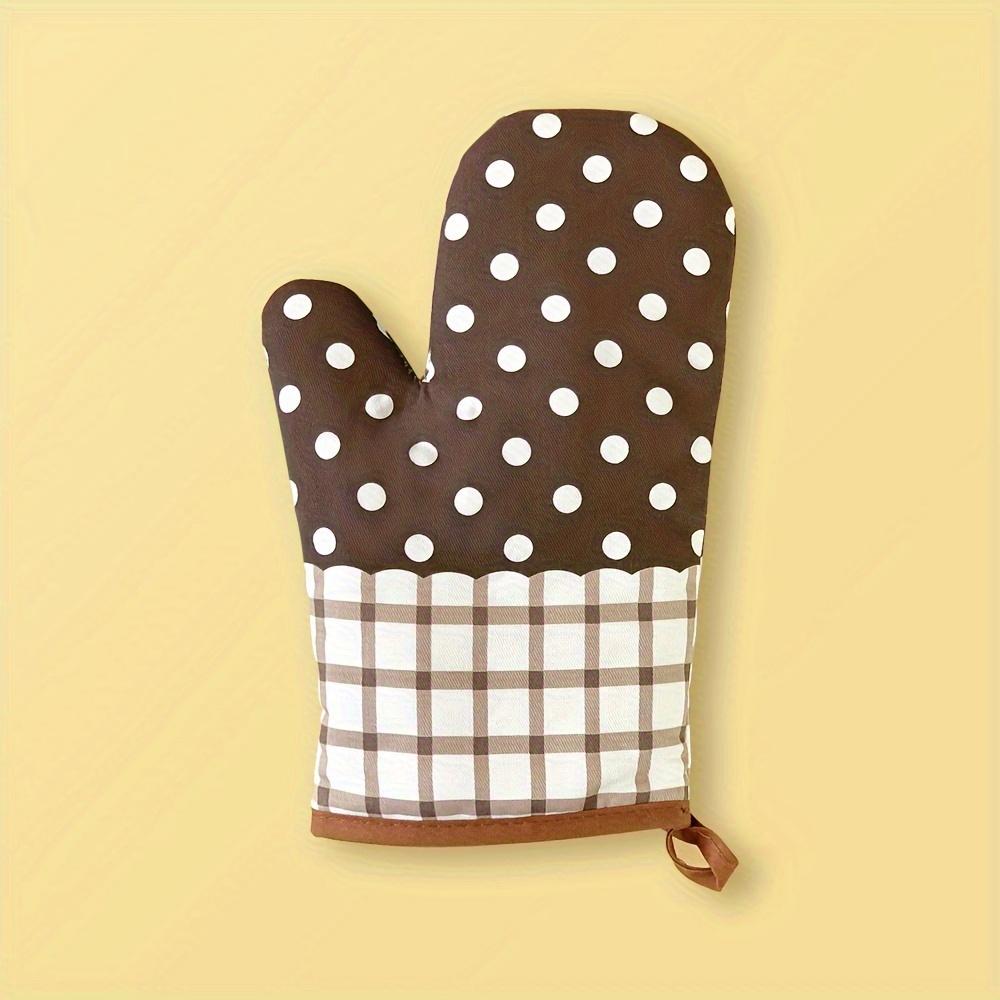 1pc Insulation Gloves, Thickened Microwave Oven, Baking, Barbecue, High-Temperature Resistant Kitchen, Heat Resistant Oven,