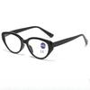 Retro Cat Eye Reading Glasses Unisex Hd Clear Lens Blue Light Blocking Leisure Fashion Eye Protection Eyeglasses 0 To +4.0