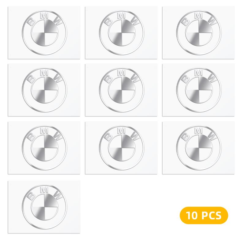 YAMHS1 3D Metal Car Interior Decoration Stickers Car Accessories For BMW Performance E36 E90 E60 F10 F30 E39 F20 E87 E92 G30 E70 G20 X1
