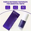 Fioletowa Pasta do Zębów Wybielająca Głębokie Czyszczenie Usuwanie Plam Dentifrice Świeży Oddech Niezbędne do Pielęgnacji Jamy Ustnej w Domu Codzienne Życie 30ml