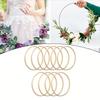 Cm Crafts Wooden Rings Crafts DIY Flower Wreath Pcs