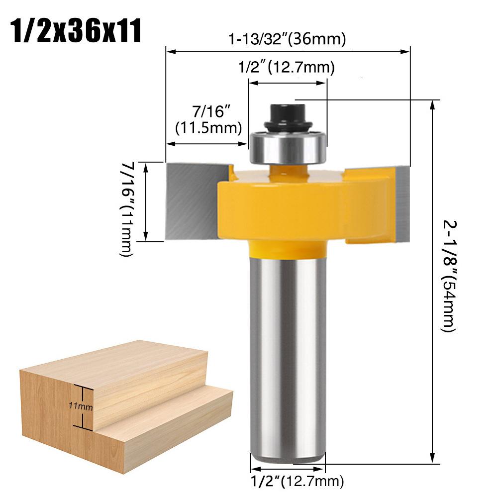 Ball T-Knife 11Mm Depth 15Mm Straight Knife Invisible Parts Two-In-One Slotting Knife Positioning Trimming Machine Knife Head Engraving