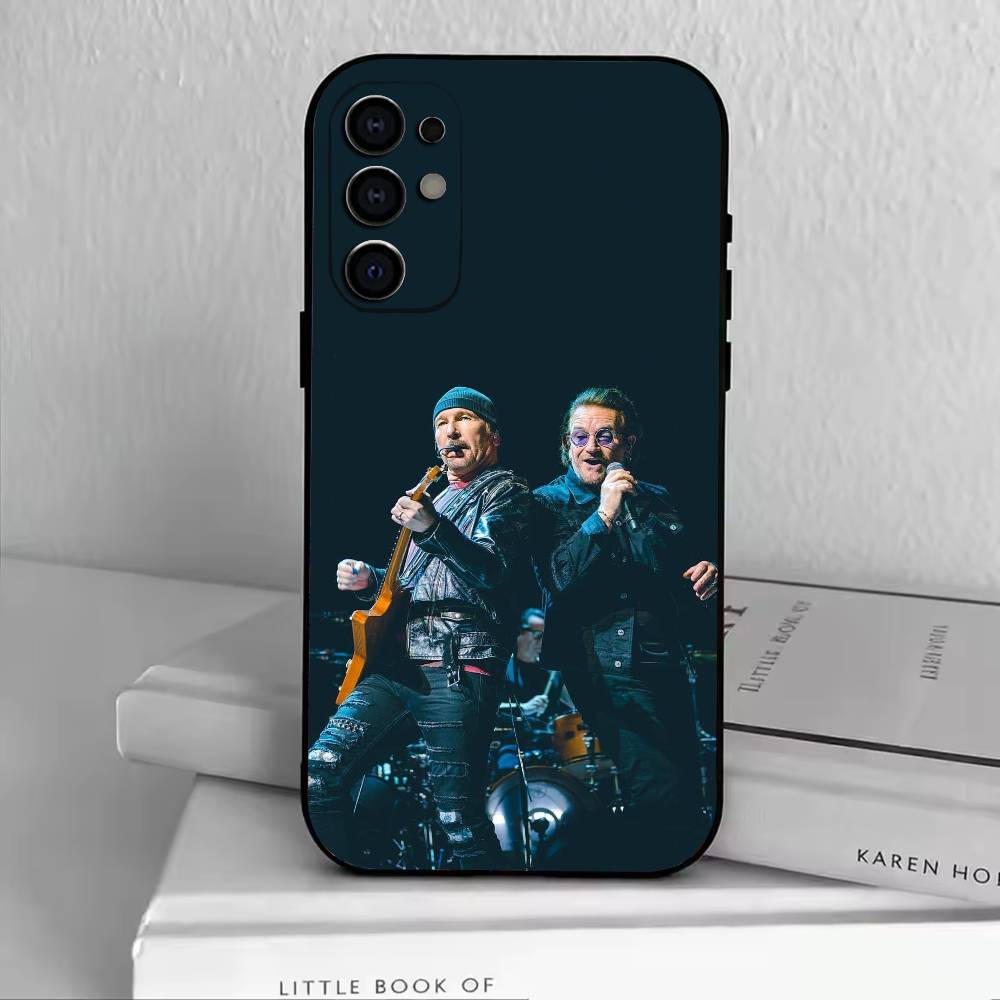 

Band UU-U2 Phone Case For Samsung S25,S24,S21,S22,S23,S30,Ultra,S20,Plus,Fe,Soft Silicone Black Cover Samsung S24
