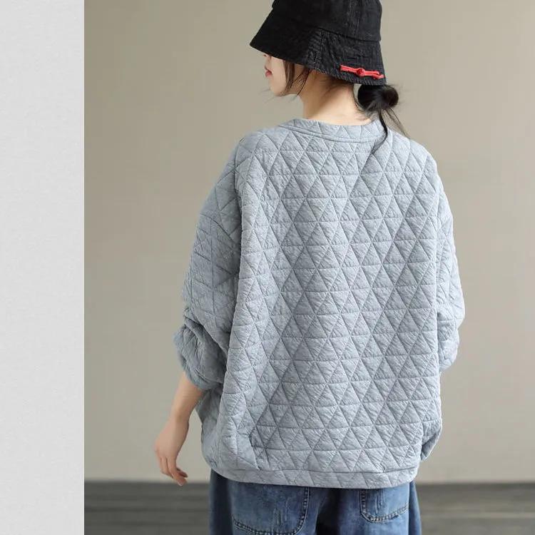 Autumn Fashion Clothes Women Loose Casual Warm Padded Design Hoodies Womens Cotton Sweatshirts