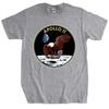 New T Shirt Black Tops for Men APOLLO 11 ADULT T-SHIRT Novelty Cool Tops Men T Shirt Cotton Tshirt for Boys
