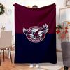 Manly Sea Eagles Crest Blanket Outdoor Flannel Blanket for Camping, Hiking, Garden Parties, Picnic Essentials,gift for family and friends