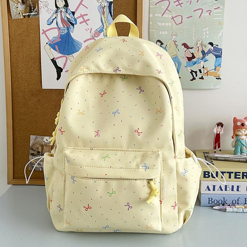 Schoolbag Japanese ins Small Fresh Sweet Student School Bag Women's Large Capacity Versatile Campus Backpack Leisure Travel Backpack