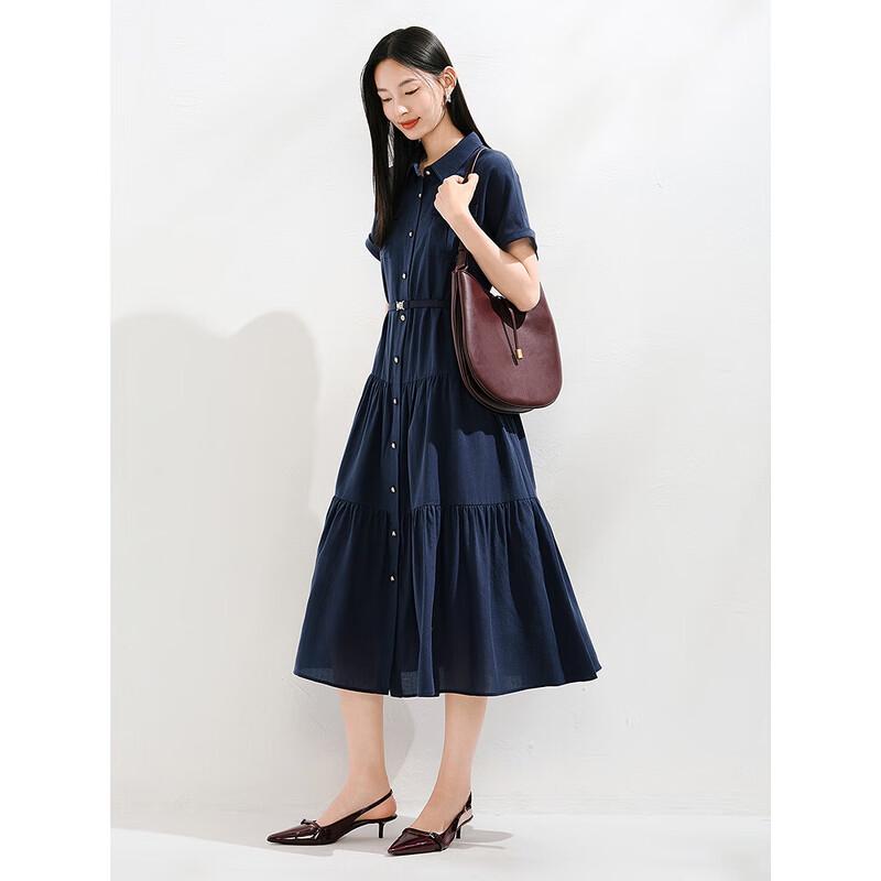 

Designed Tencel A-Line Shirt Dress XL