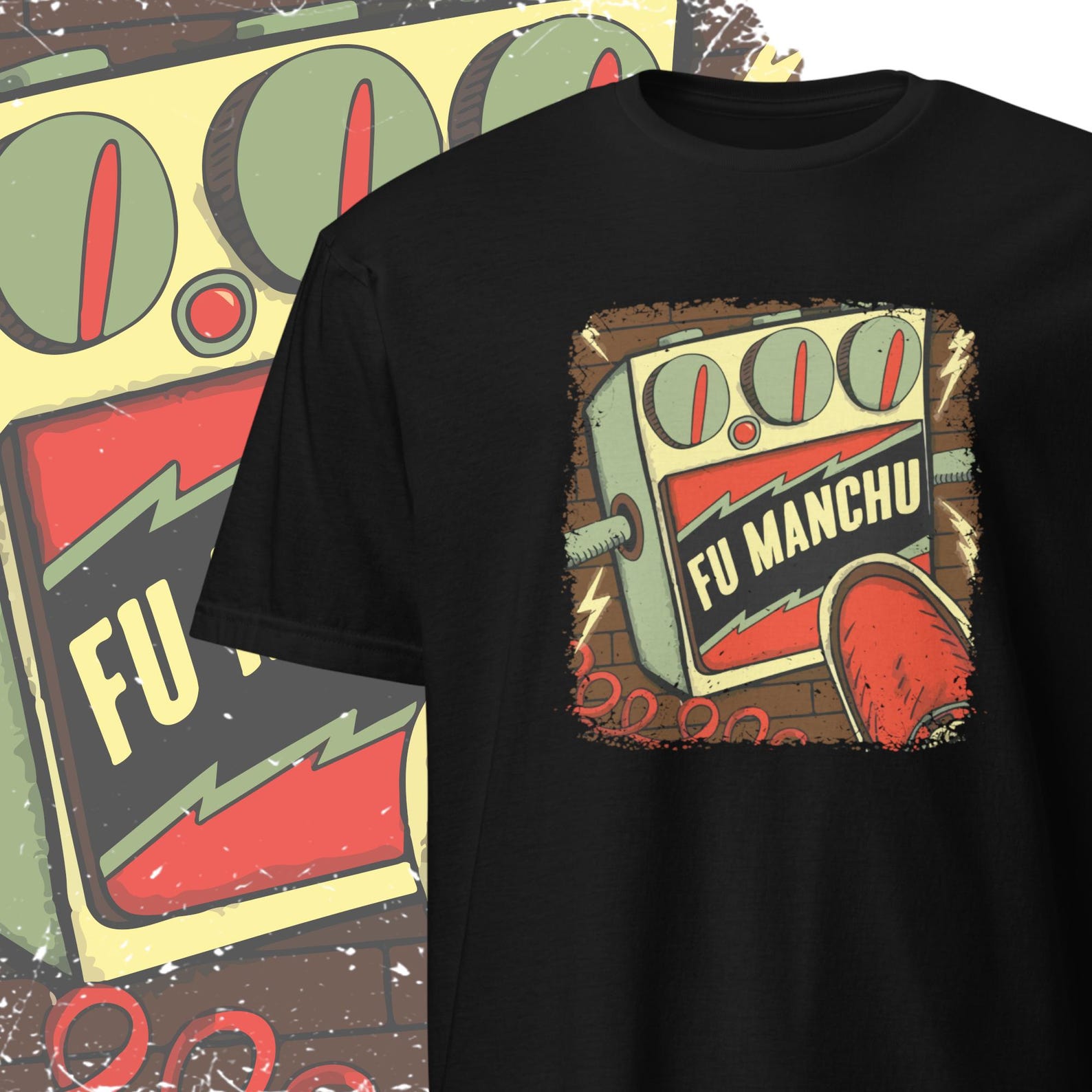 Fu Manchu T shirt Stoner Rock Clothing Metal Music Streetwear 4XL