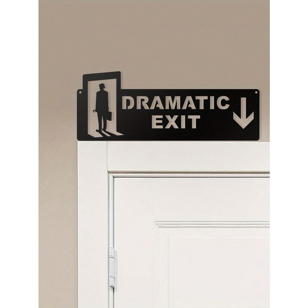 Metal Wall Art Decor Plaque Sign Home Office Kitchen
