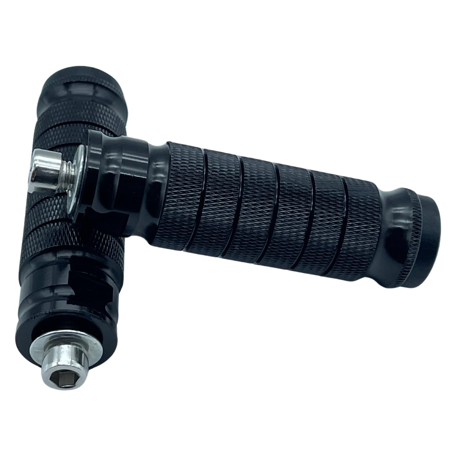 

Shymie Велосипедная подножка Тандемная подножка Педаль Мотоциклетные детали Custom Back Step CNC M8 Левая и правая Комплект из 2 шт. Черный