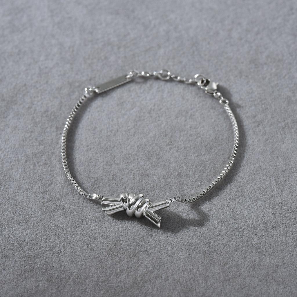 Stylish Niche Design, Advanced Daily Versatile Temperament, Personalized Creative Knotted Earrings, Bracelets, Necklaces