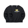 Anta Lifestyle Series Letter Print Pullover Round Neck Sweatshirt Unisex sweatshirt Black 952138732-2