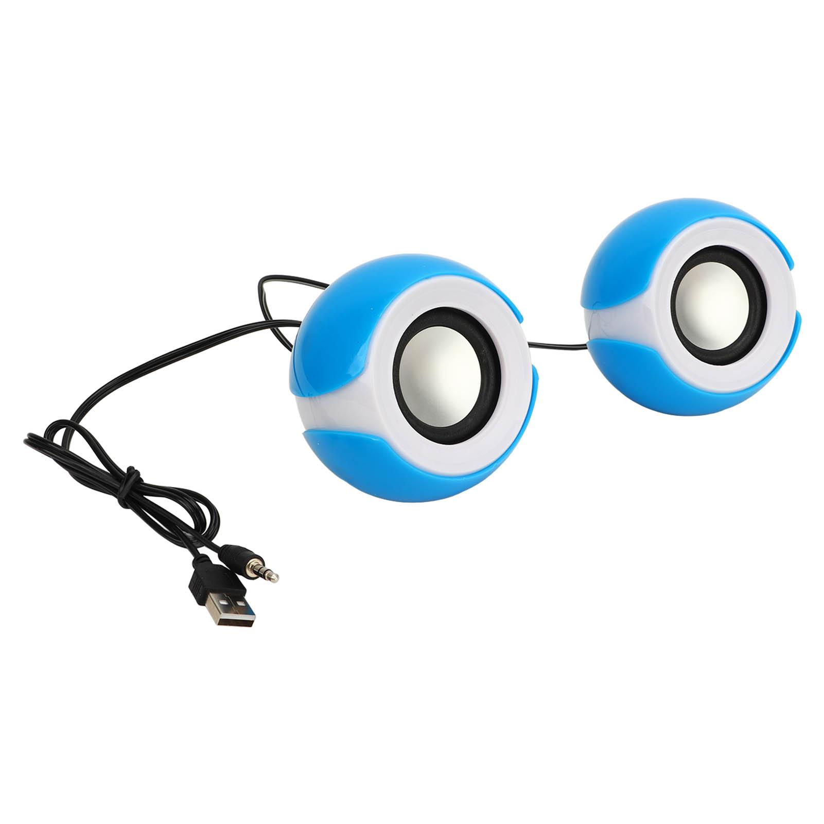 

USB Мини-динамик Компьютерный ПК Стерео USB Питание Пластиковый Настольный Внешний Динамик 5 В 1 А