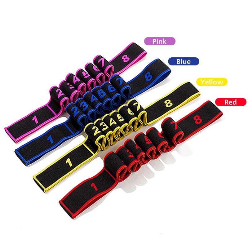 High Quality Customized Yoga Mat Strap Ballet Elastic Jacquard Logo Stretching Resistance Band Spandex/Nylon 40mm Convenient