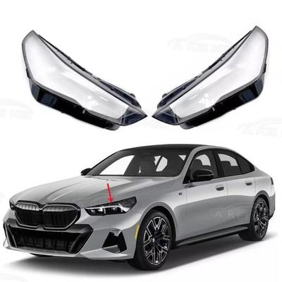 For BMW 5 Series G60 2023 2024 Headlamp Front Transparent Lampshade Car Headlight Lens Shell Cover