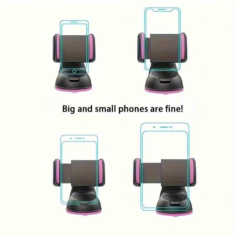 360° Free Rotation Phone Holder Car Navigation Phone Holder, Hands-Free Stand, Universal Solid Suction Cup Car Phone Holder