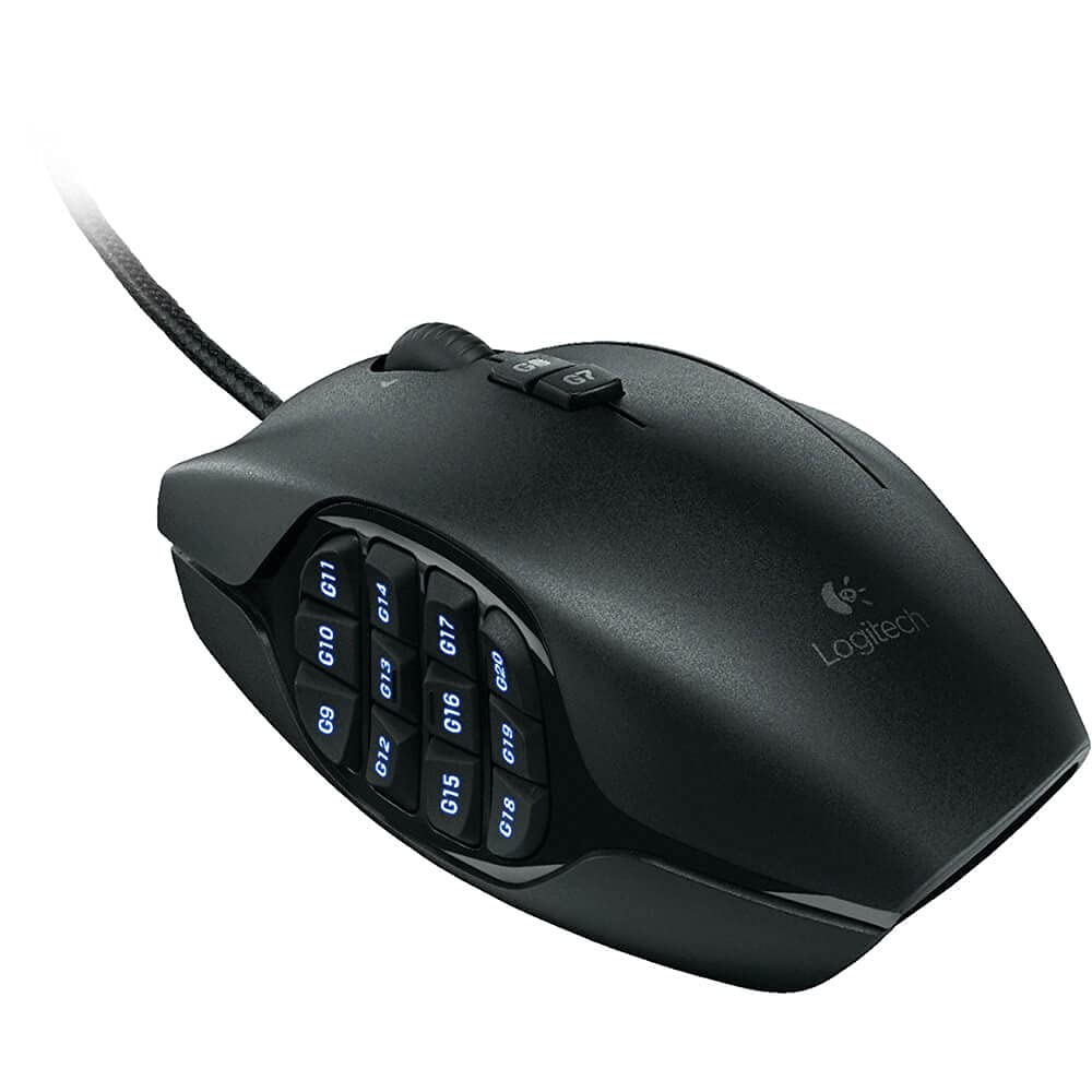 Logitech LOGICOOL MMO Gaming Mouse G600 Black (Imported)