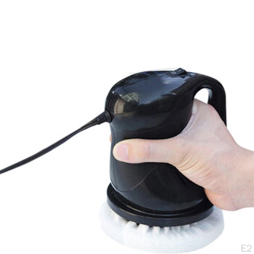 Polidora com 2 Almofadas Máquina de Polimento para Uso Doméstico DIY Plugue de Cigarro Cuidado com Arranhões