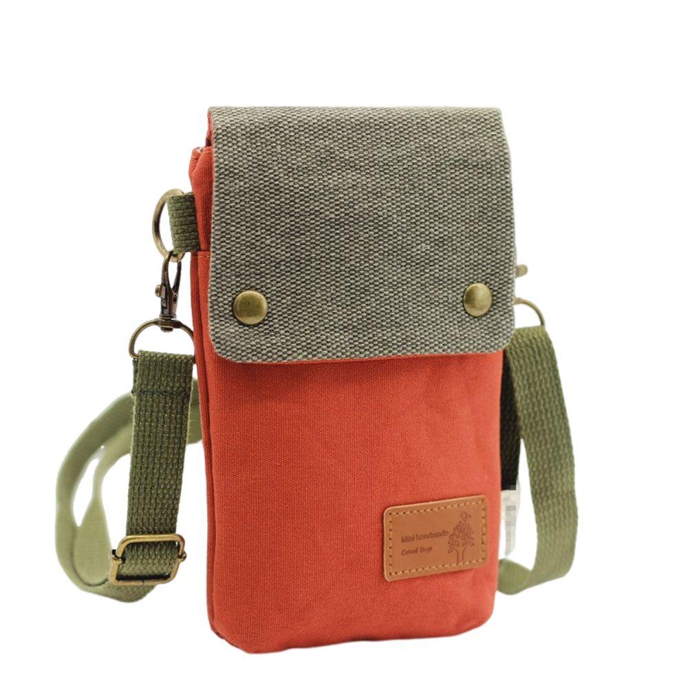 Three Layer Shoulder Bag Canvas Phone Bag New Crossbody Bag  for Women