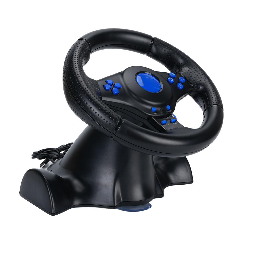 Lenktyninis vairas su linijiniais pedalais ir svirtelėmis USB Universalus 180 laipsnių sukimas Vibracijos grįžtamasis ryšys PC Žaidimas