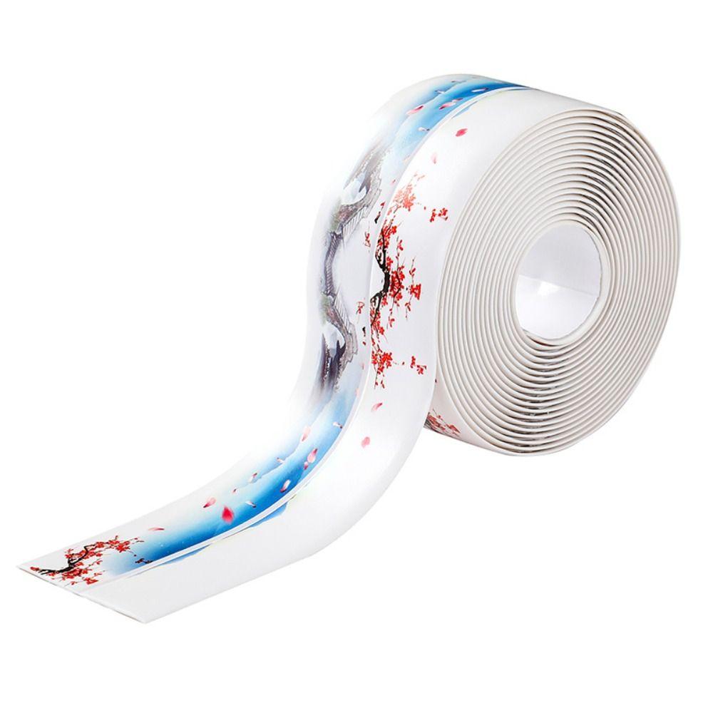 Páska na utěsnění dřezu a vany proti plísním Vodotěsná samolepka na zeď Páska na okraj dřezu Mezera v toaletě