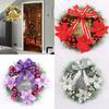 Luxurious Pvc Christmas Wreath For Front Door Elegant Xmas Party Garland Decor