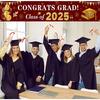 2026 Graduation Decorations Congrats Grad Class of 2026 Banner - Maroon and Gold Graduation Yard Sign Backdrop Hanging Decorations for Indoor Outdoor