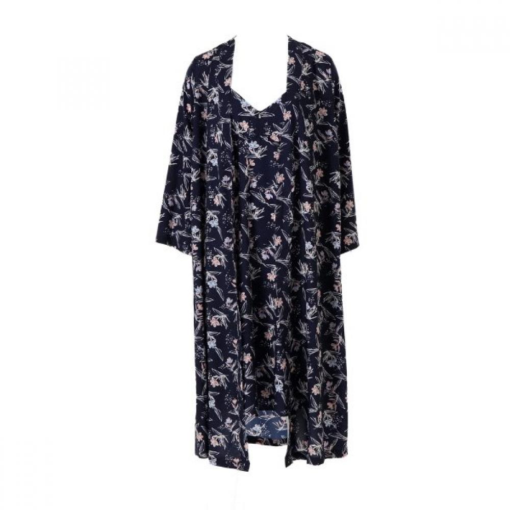 

Venus Lightweight Poly 3d Flower Printed Gown Set Vgna206a Vgna206b 95/90