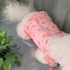 Dog Skirt Pet Clothes Summer Strap Teacup Dog Bibi Teddy Dog Tank Top Polyester Short Sleeve Thin Sleeveless