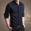 Men Shirt Super Soft Wear Resistant Cotton Blend Men All-Match Shirt Summer Apparel