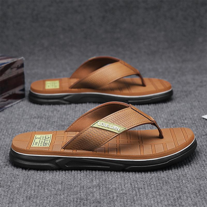 Fashion Men Slippers Summer Flip Flops Brand Fashion Outdoor Comfortable Casual Slides Shoes Non-slip Beach Sandals Luxury Sandals Slid