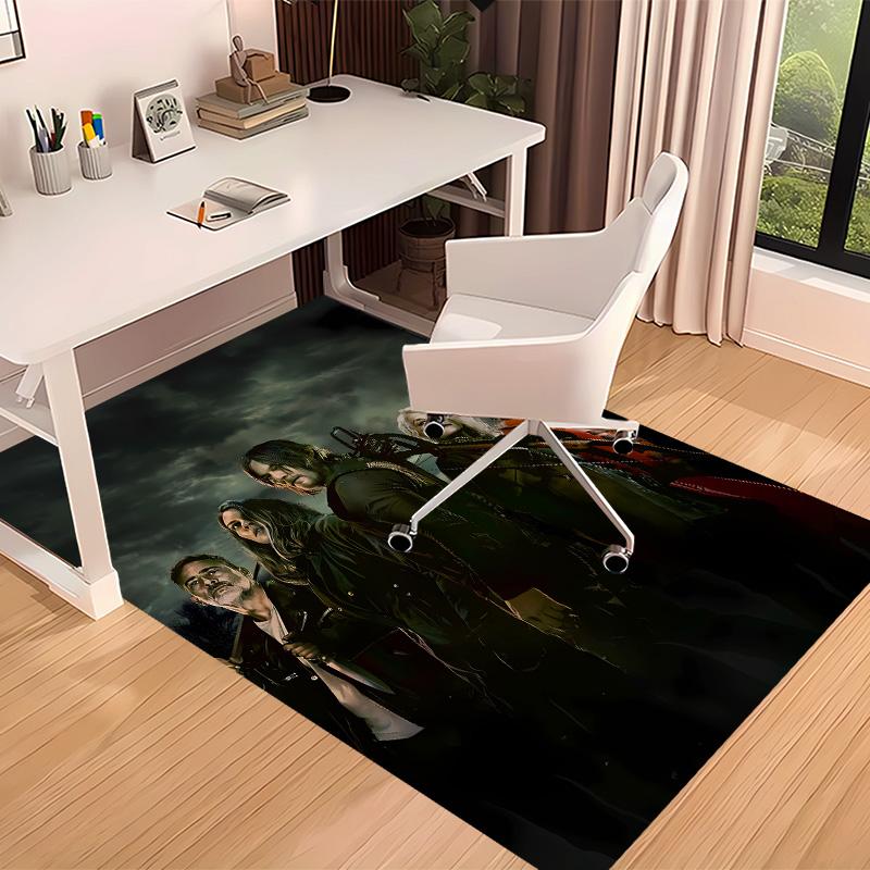 The Walking Dead Daryl Dixon3 Printed Absorbent Washable Carpet, Non-Slip Bathroom Mats, Kitchen Rugs, Yoga Mat,Living Room Entrance, Camping Picnic R