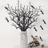 5pcs Black Artificial Plastic Tree Branch Antlers Shape Withered Branch  Halloween Day