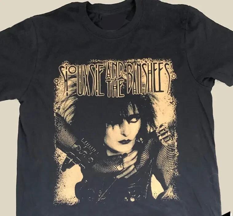 Siouxsie and the Banshees Rock Band Black T-Shirt All M