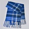 New Autumn and Winter Circle Yarn Thickened Plaid Scarf Men's and Women's Fashion Warm Fringed Long Couple Scarf