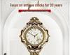 European Modern Large Silent Wall Clock with Metal Pendulum - Antique Quartz, Simple and Creative Design for Living Room