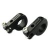 YIBO 38mm Clamp Bracket for Engine Highway and Harley Clamp Fits Most Motorcycles 1.5" Guards, Pegs, Brackets, (Black)