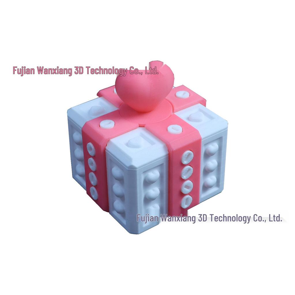 3D-gedrucktes Valentinstags-Nervgeschenk-Box-Ornament