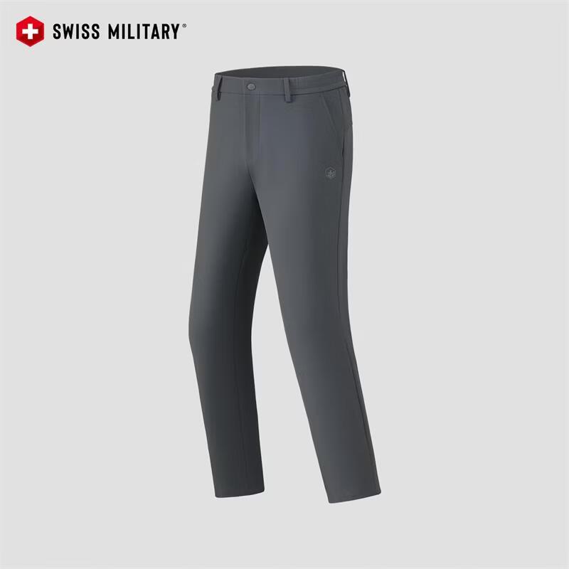 SWISS MILITARY Men s Waterproof Windproof Softshell Straight Leg Outdoor Pants M темно серый