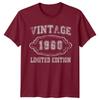Vintage 1960 Limited Edition 66th Birthday Gift Unisexs T Shirt