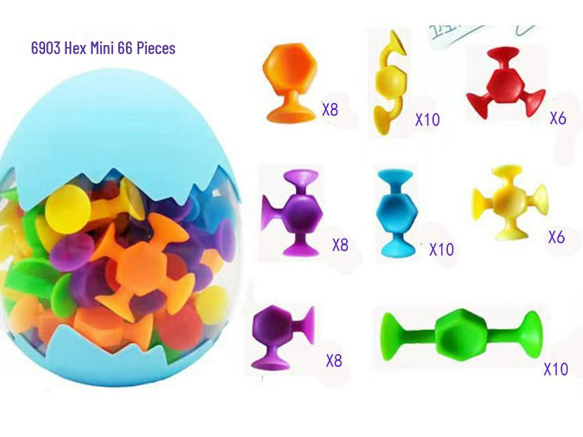 Sticky Suction Cup Building Blocks: Versatile DIY Educational Toys for Kids