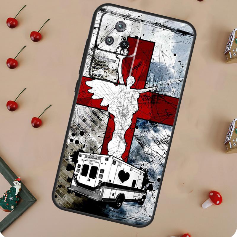 EMT EMS Medical Rescue Case For POCO X6 Pro X3 X5 F5 M6 Pro F3 M5s Cover For Xiaomi 13T Pro 14 11T 12T 12 13 Lite