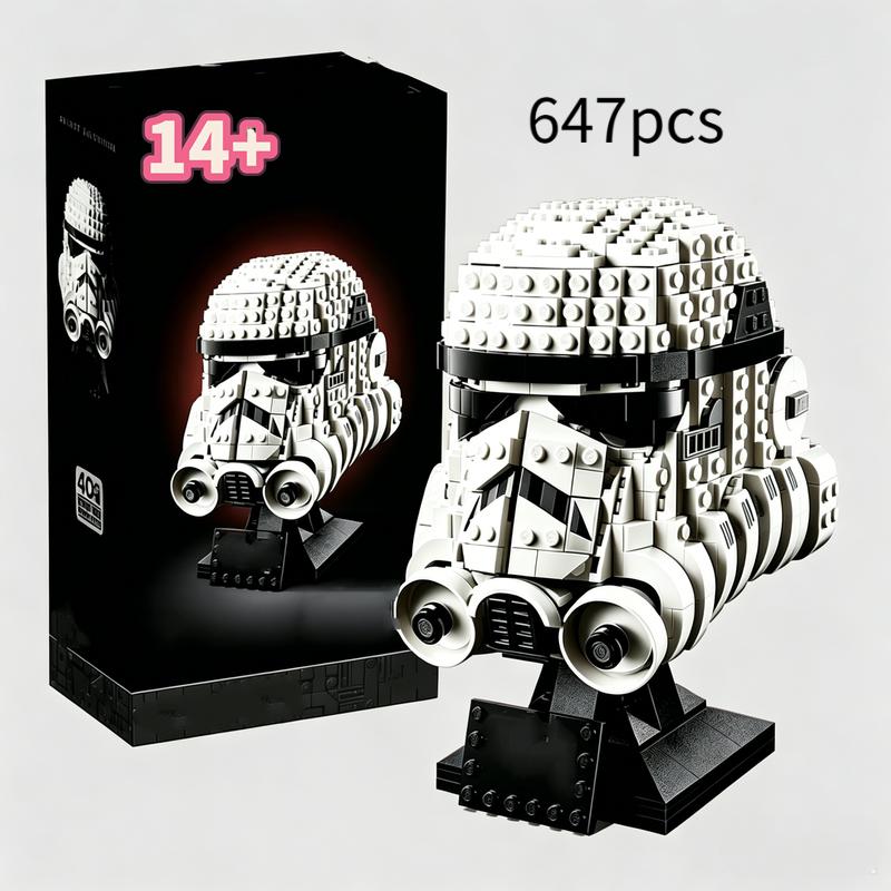 647pcs Star Interstellar Conflict Imperial Starfighter Storm Soldier Helmet 75276 Building Blocks Model Birthday Festival Gifts