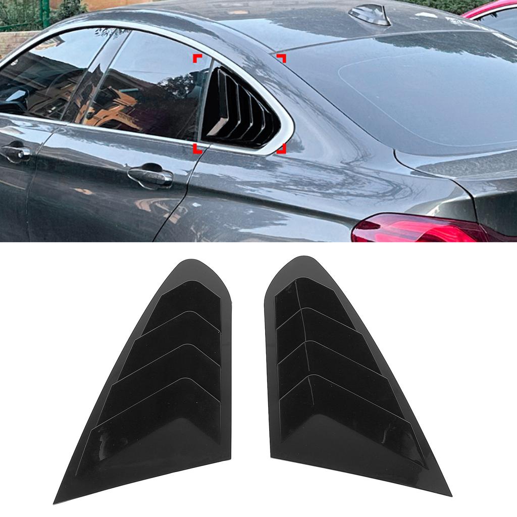 P Kryty žaluzií levý pravý zadní boční okno zadní okno větrací mřížka pro řadu 4 F36 2014-2020