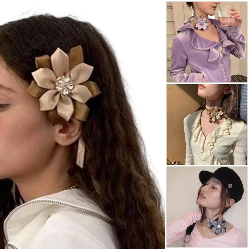 Modifiable Blossomy Hair Clip With Soft Mixed Substance For Women Girls Kids Daily Use And Special Instances