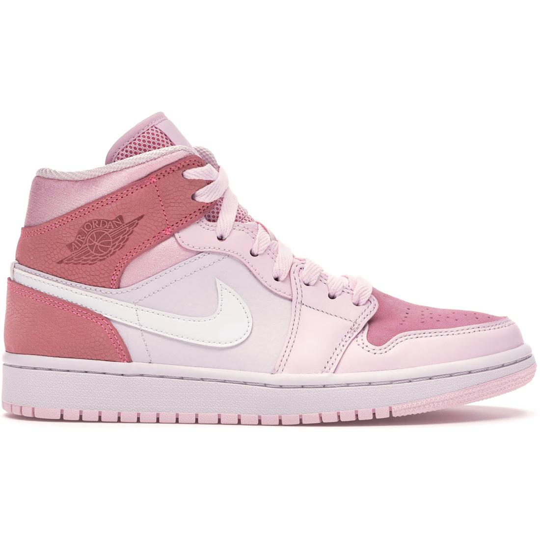 

Кроссовки Jordan 1 Mid Digital Pink (Женский)(CW5379-600) 38