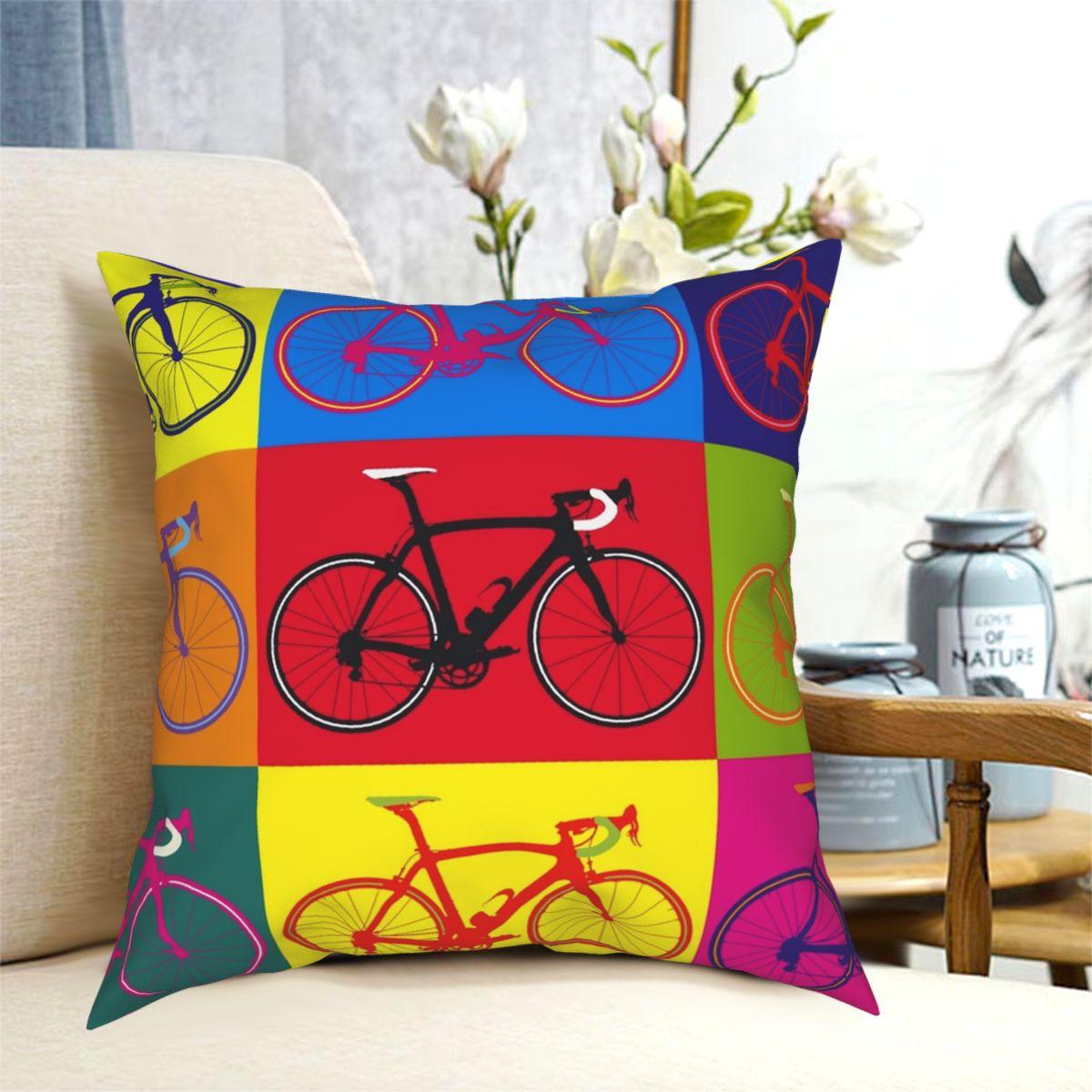 Bike Andy Warhol Pop Art Pillowcase Polyester Creative Decorative for Sofa Cushion Cover 30cmx30cm