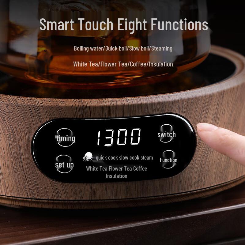 Electric Ceramic Tea Stove and Glass Kettle Set