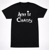 Alice In Chains Logo Shirt Grunge Metal Band White Text Black T-Shirt